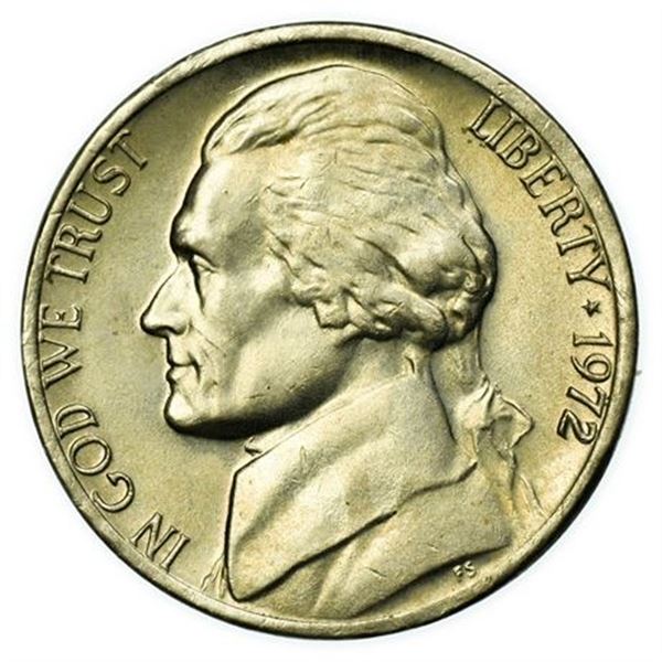 1972 Jefferson Nickel