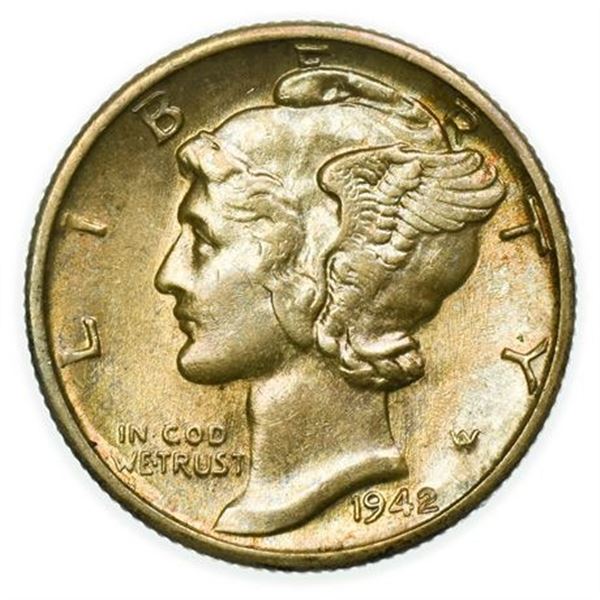 1942 Mercury Dime