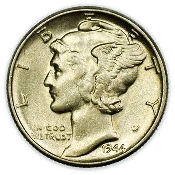 1944 Mercury Dime