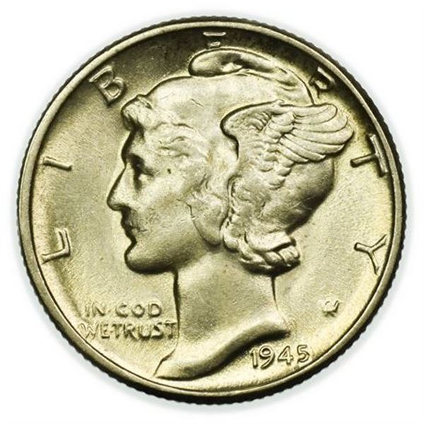 1945 Mercury Dime