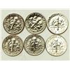 Image 2 : Group of 6 Roosevelt Dimes 1985, 1987-D, 1988, 1994-D, 2000-D, 2009-D