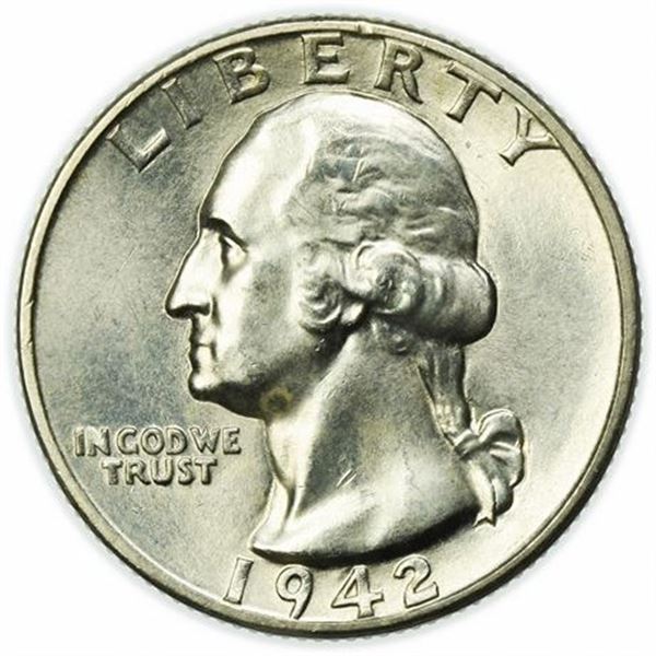 1942 Washington Quarter