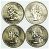 Image 2 : Group of 4 State Quarters FL 2004-D, TX 2004-D, MN 2005, CA 2005-D