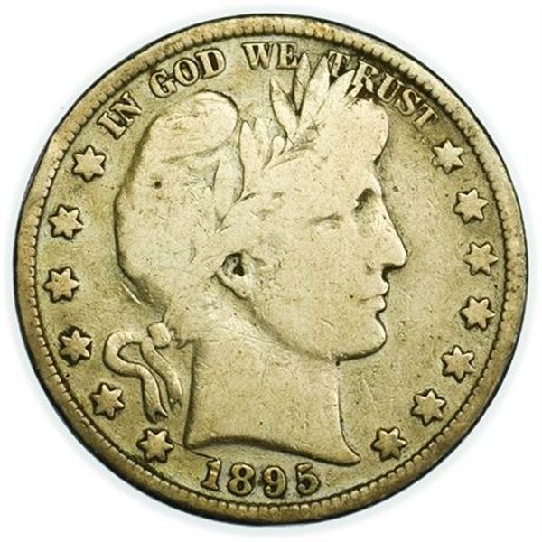 1895 Barber Half Dollar