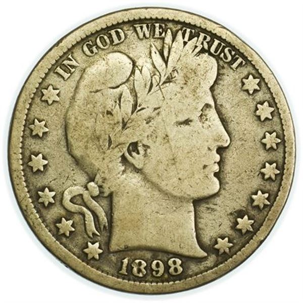 1898 Barber Half Dollar