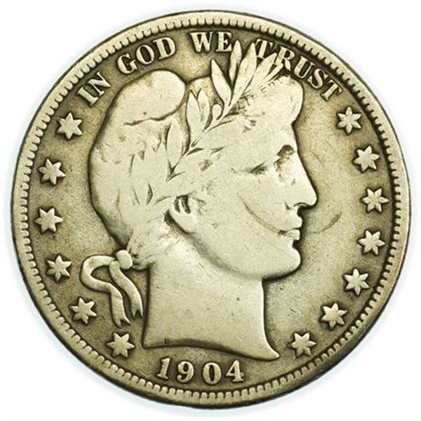 1904-O Barber Half Dollar