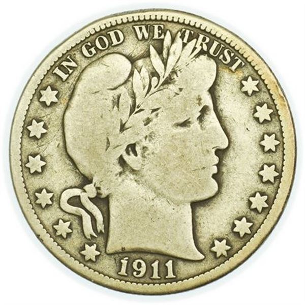1911 Barber Half Dollar