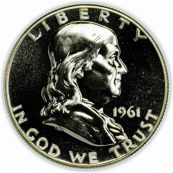 1961 Proof Franklin Half Dollar