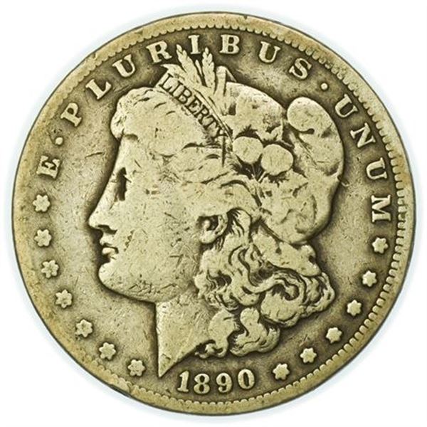 1890-CC Morgan Dollar