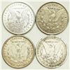 Image 2 : Group of 4 Morgan Dollars 1889, 1889-O, 1921, 1921-S