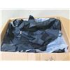 Image 2 : Qty 18 Black Zippered 2-Section Totes 17"H