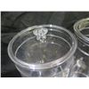 Image 2 : Qty 2 Spritz Clear Beverage Dispensers w/ Top Lids & Metal Spigots 15"H