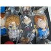 Image 8 : Multiple Plush Dolls: Homer Simpson, Benny Bear, Smurfs, Anime Characters, etc