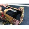 Image 8 : Qty 2 Mary Frances Beaded Clutch Purses w/ Floral Design & Beads Approx. 8"L