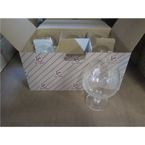 Qty 4 Boxes Spiegelau Cognac Glasses (6 per box)