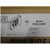 Image 2 : Qty 10 Boxes Dual Lite Exit Signs SEWLSGBE3
