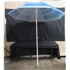Image 1 : Blue Crank Outdoor Patio Umbrella