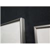 Image 2 : Qty 2 Plexi-Glass Frames: 32"x39" and 31"x37"