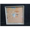 Image 8 : Framed Red Abstract Mixed Media Artwork 27"x27", From Inspiration Furniture