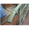 Image 8 : Qty 2 Metal (Brass?) Bamboo-Motif Garden Gate Accents 91"L x 40"H