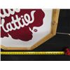 Image 8 : Hilo Hattie Hexagon Shape Electric Light Sign w/ Bamboo Frame (lamp broken) 38"x30"