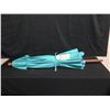 Image 8 : Large Jimmy Buffet's Margaritaville Blue Patio Outdoor Folding Umbrella 80" Dia. Open