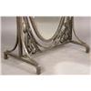 Image 5 : FRENCH WROUGHT IRON ANTIQUE CHEVAL MIRROR