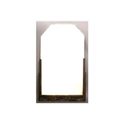 FRENCH ART DECO IRON MIRROR FER FORGE