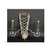 Image 3 : PAIR FRENCH ROYERE STYLE SCONCES 2 ARMS