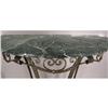 Image 4 : PR FRENCH ART DECO WR IRON DEMILUNE CONSOLES