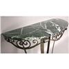 Image 5 : PR FRENCH ART DECO WR IRON DEMILUNE CONSOLES