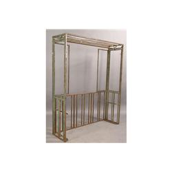 FRENCH ART DECO HAND HAMMERED IRON COAT RACK