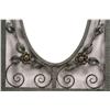 Image 5 : VINTAGE FRENCH IRON HAT RACK MIRROR 1940