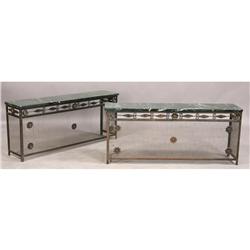 PR FRENCH ANTIQUE ART DECO IRON RADIATOR COVERS
