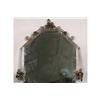 Image 2 : FRENCH VINTAGE WR IRON MIRROR & 2 SCONCES