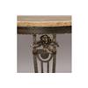 Image 2 : FRENCH ART DECO WROUGHT IRON MARBLE TOP TABLE