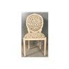 Image 2 : SET OF 6 CARVED WOOD DINING CHAIRS FAUX LEOPARD