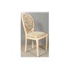 Image 3 : SET OF 6 CARVED WOOD DINING CHAIRS FAUX LEOPARD