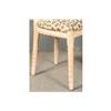 Image 4 : SET OF 6 CARVED WOOD DINING CHAIRS FAUX LEOPARD