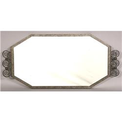 ANTIQUE FRENCH ART DECO IRON MIRROR