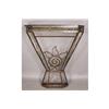Image 1 : ART DECO FER FORGE IRON MARBLE TOP CONSOLE