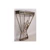 Image 2 : ART DECO FER FORGE IRON MARBLE TOP CONSOLE