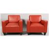 Image 1 : PAIR OF FRENCH ART DECO STYLE CLUB CHAIRS