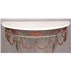 Image 3 : ART DECO STYLE IRON HALF ROUND CONSOLE