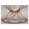 Image 5 : ART DECO STYLE IRON HALF ROUND CONSOLE