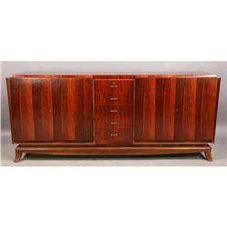 ART DECO SIDEBOARD 5 CENTRAL DRAWERS CABINET