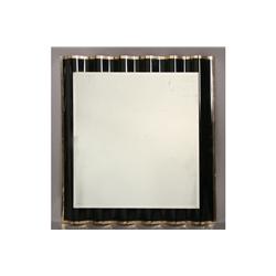 CALIFORNIA ACRYLIC WAVE MIRROR BEVELED GLASS