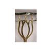 Image 4 : MODERN CONSOLE TABLE MARBLE TOP BRASS BASE