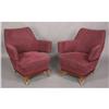 Image 1 : PAIR MODERN BARREL BACK CHAIRS