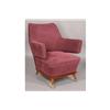 Image 3 : PAIR MODERN BARREL BACK CHAIRS